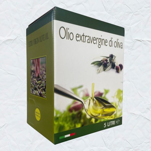 Confezione Bag-in-Box per Olio Extra Vergine di Oliva