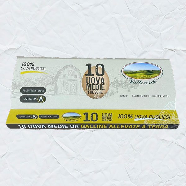 Cluster Uova in cartoncino teso chiuso, con design personalizzato