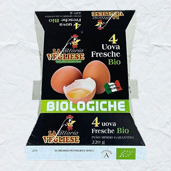 Cluster Uova in cartoncino teso chiuso, con design personalizzato