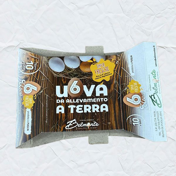 Cluster Uova in cartoncino teso chiuso, con design personalizzato