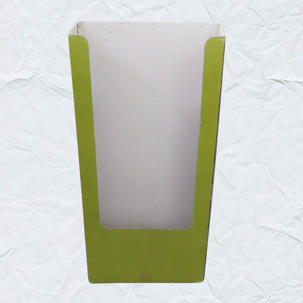 Espositore da Terra personalizzato in cartone con grafica aziendale