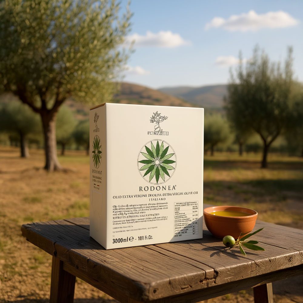 Bag in box olio EVO 3L con stampa personalizzata Cartobox