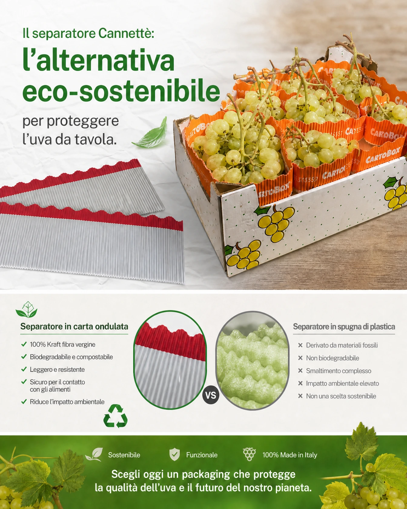 Separatore Uva Cannettè Cartobox