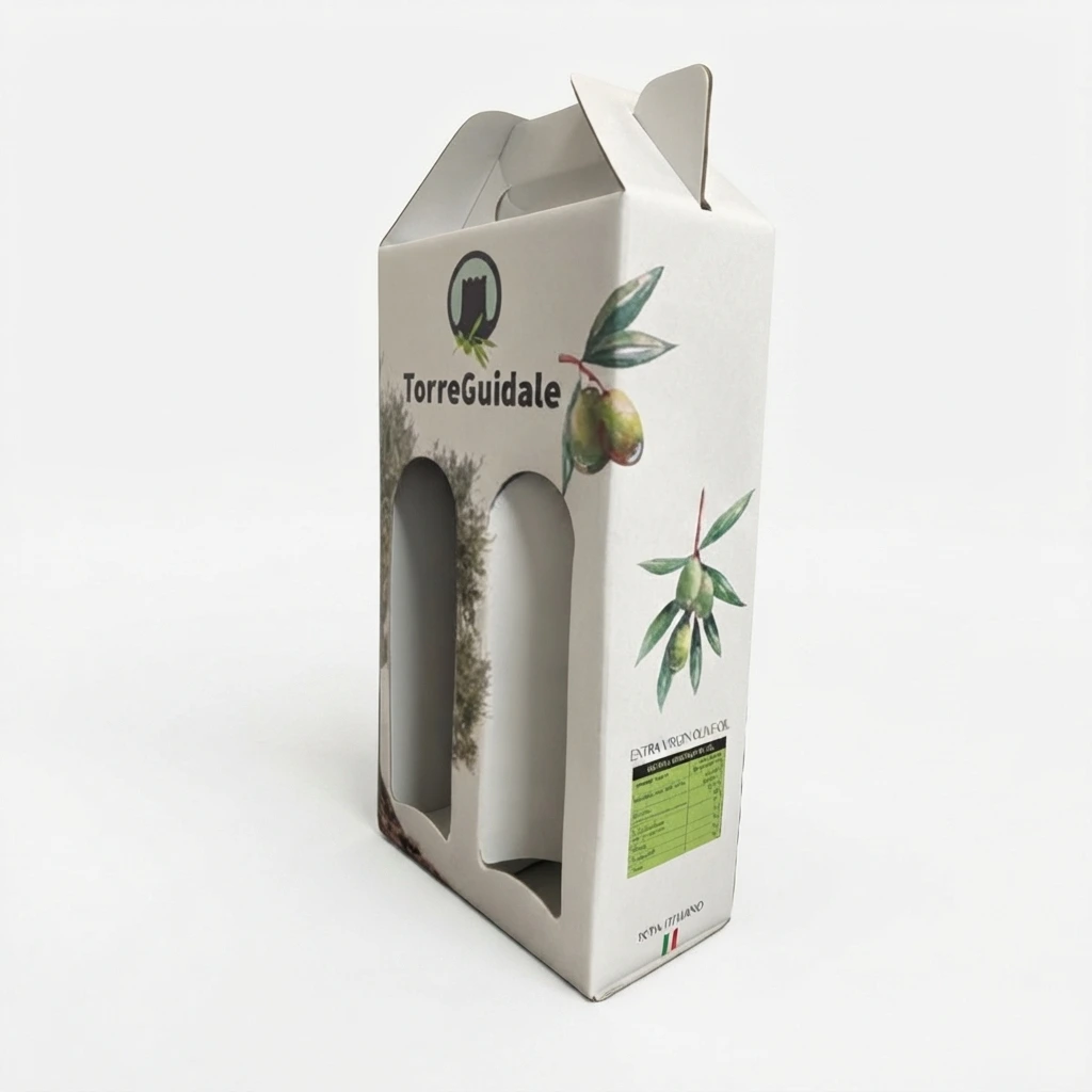 Scatola in accoppiato per olio Cartobox